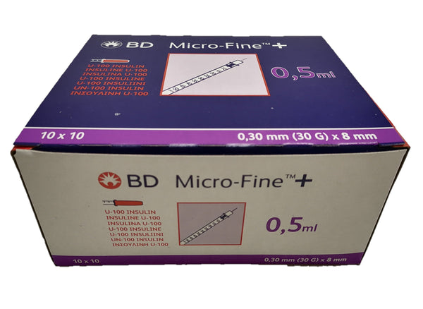 Seringue MICRO-FINE 0,5ml 8X0,30mm Insuline