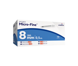 BD Micro-Fine Plus U100 0.5ml Syringe 0.30mm (30G) x 8mm - Box of 100 (Ref: 324825)