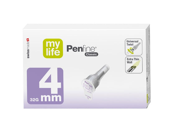 Mylife Penfine Classic 4mm 32G Pack of 100