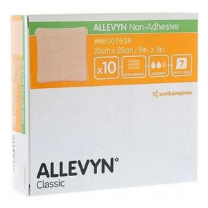 Allevyn Non-Adhesive Dressing 20cm x 20cm - Pack of 10 Single Dressings (Ref: 66007638)
