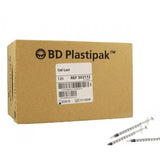 BD Plastipak Sterile Luer Slip Concentric Syringe 1ml - Box of 120 (Ref: 303172)