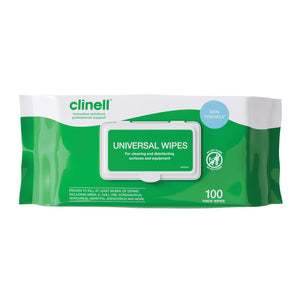 Clinell Universal Extra Thick 100 Wipes (Ref: BCW100)