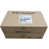 BD Plastipak Sterile Luer Slip Concentric Syringe 1ml - Box of 120 (Ref: 303172)