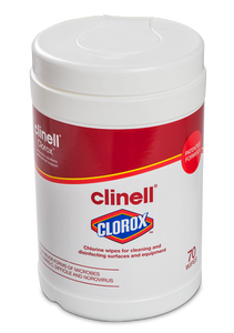 Clinell Clorox Tub (5200ppm Chlorine) - Tub of 70 (Ref: CCLX70)