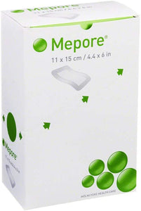 Mepore Adhesive 11cm x 15cm - Box of 40 Single Dressings (Ref: 671600)