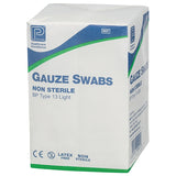 Premier Non Sterile Gauze Swabs 10cm x 10cm 8ply - Pack of 100 (Ref: 7004N)