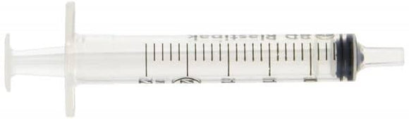 BD Plastipak Sterile Luer Slip Concentric Syringe 2ml - Box of 100 (Ref: 300185)