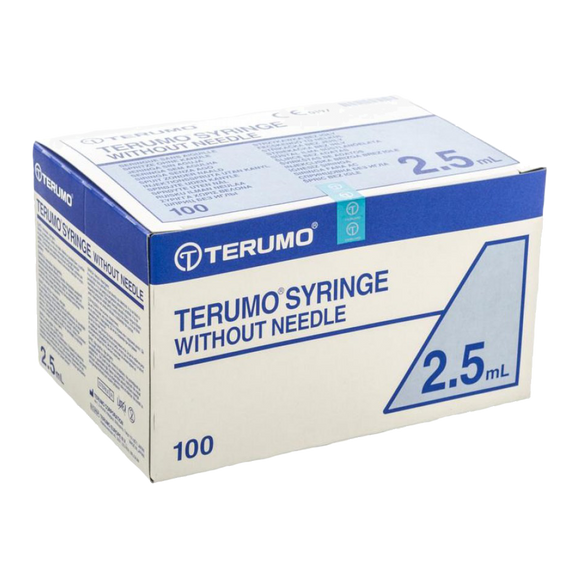 Terumo Luer Lok Concentric Syringes 2.5ml - Box of 100 (Ref: SS*02LE1)