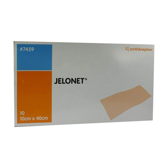 Jelonet 10cm x 40cm - Pack of 10 Single Dressings (Ref: 7459)